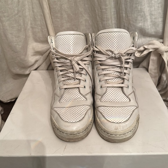 SAINT LAURENT SL24 HIGH TOP SNEAKERS - Picture 7 of 14